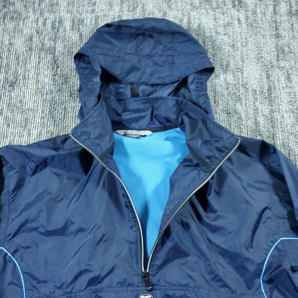 Vintage 2000s Nike Grey Label Anorak Blue WindBreaker XL VTG RARE SWOOSH Vented - Picture 4 of 16